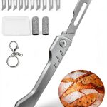 CRUIFU Bread Lame Scoring Tool Razor Blade Set Grey 1.4in-0