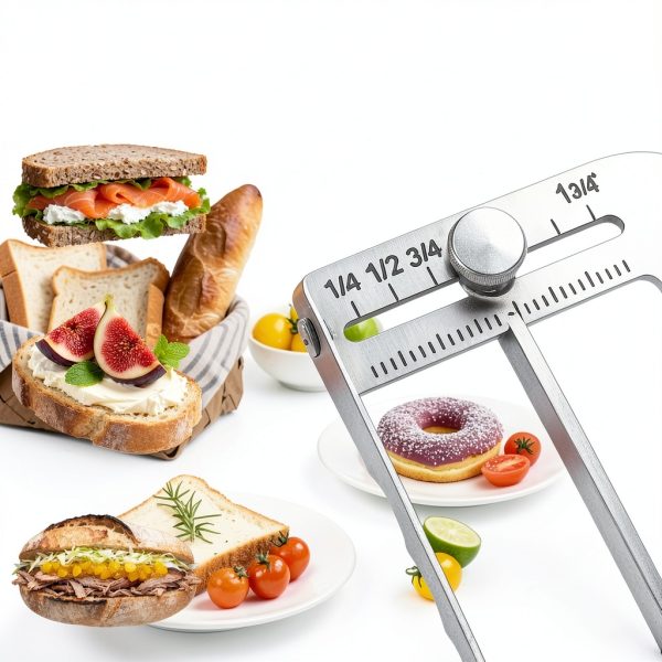 Adjustable Bread Slicer Solldgt – Steel Knife with Thickness Guide-2