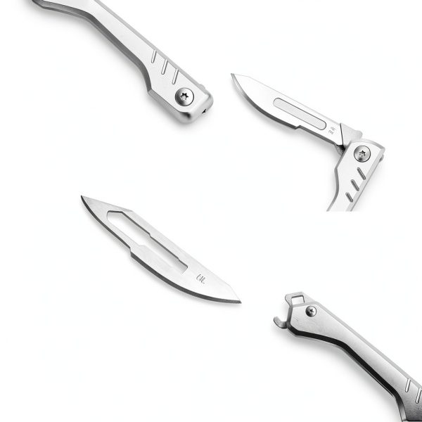 CRUIFU Bread Lame Scoring Tool Razor Blade Set Grey 1.4in-3