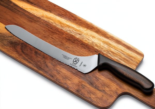 Mercer Culinary Millennia 9-Inch Bread Knife with Wavy Serrated Edge-4