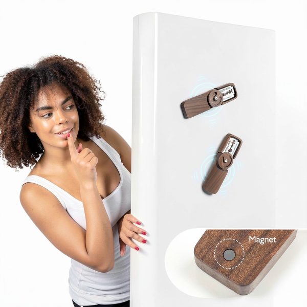 Magnetic Bread Lame HHZPAEK Scoring Tool with Turntable Black Walnut-4