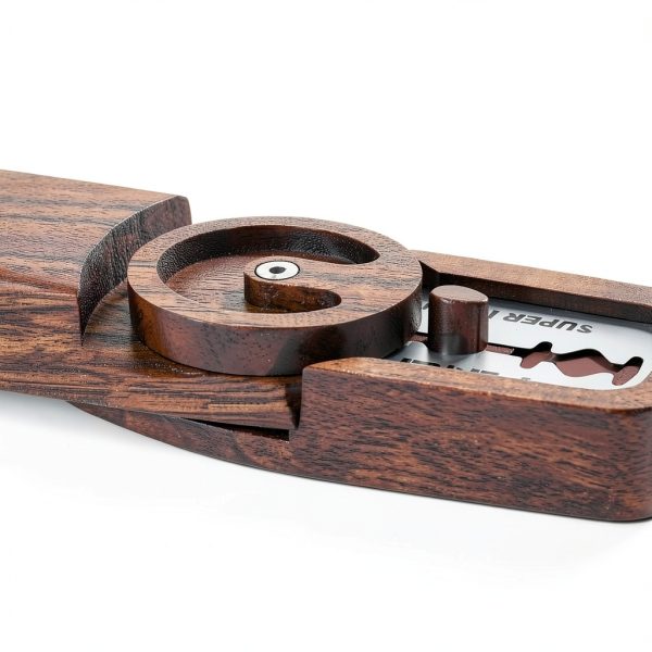 Magnetic Bread Lame HHZPAEK Scoring Tool with Turntable Black Walnut-5