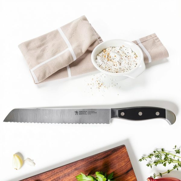 HENCKELS Statement Razor-Sharp 8-inch Bread Knife, Cake Knife, German Engineered Informed by 100+ Years of Mastery, Black-1
