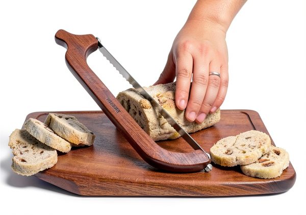 XJHEYLZ Sourdough Bread Knife 16 Inch Serrated Steel Wooden Handle-5