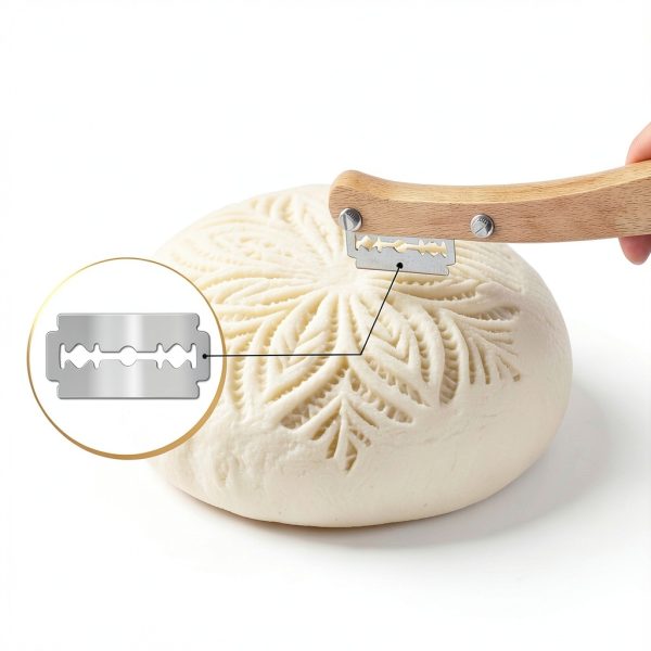 Bread Lame Blades Refill – Stainless Steel Scoring Blades for Perfect Bread Art, Suitable for Slicing and Scoring Sourdough, Baguettes, and More (20 Blades)-4