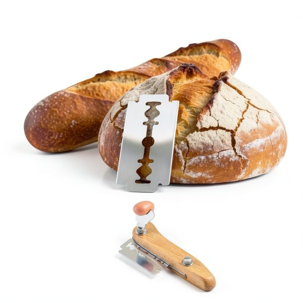 Bread Lame Blades Refill – Stainless Steel Scoring Blades for Perfect Bread Art, Suitable for Slicing and Scoring Sourdough, Baguettes, and More (20 Blades)-2