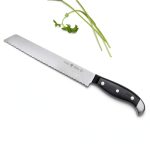 HENCKELS Statement Razor-Sharp 8-inch Bread Knife, Cake Knife, German Engineered Informed by 100+ Years of Mastery, Black-0