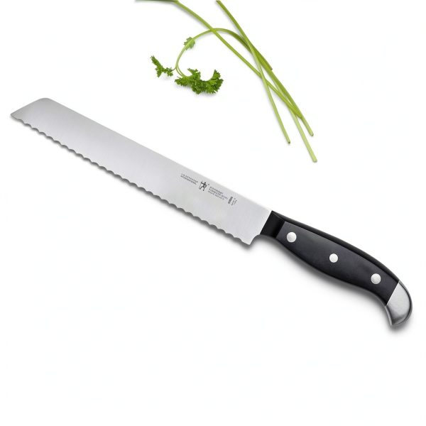 HENCKELS Statement Razor-Sharp 8-inch Bread Knife, Cake Knife, German Engineered Informed by 100+ Years of Mastery, Black-0