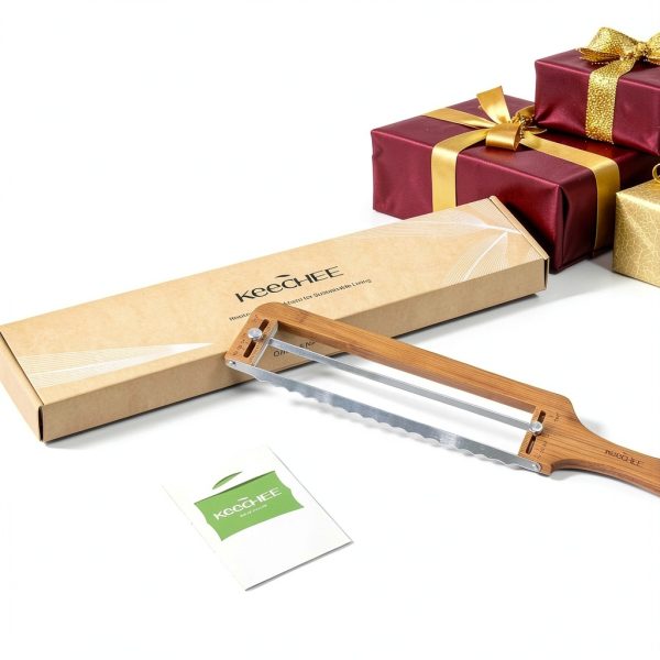 Bread Pilot Adjustable Bread Knife by keechee Steel Sharp Slicer-7