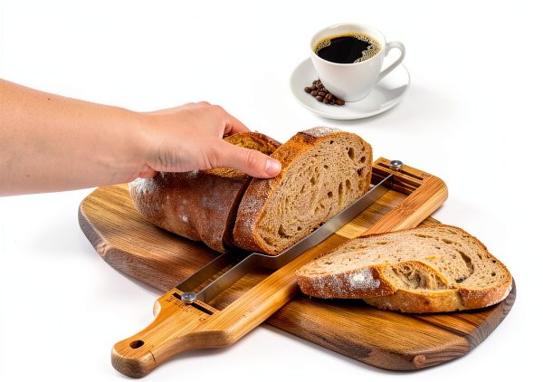 Bread Pilot Adjustable Bread Knife by keechee Steel Sharp Slicer-5