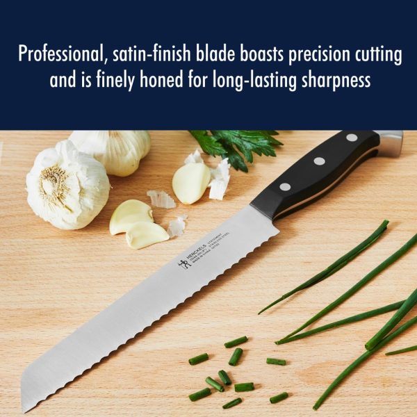 HENCKELS Statement Razor-Sharp 8-inch Bread Knife, Cake Knife, German Engineered Informed by 100+ Years of Mastery, Black-6